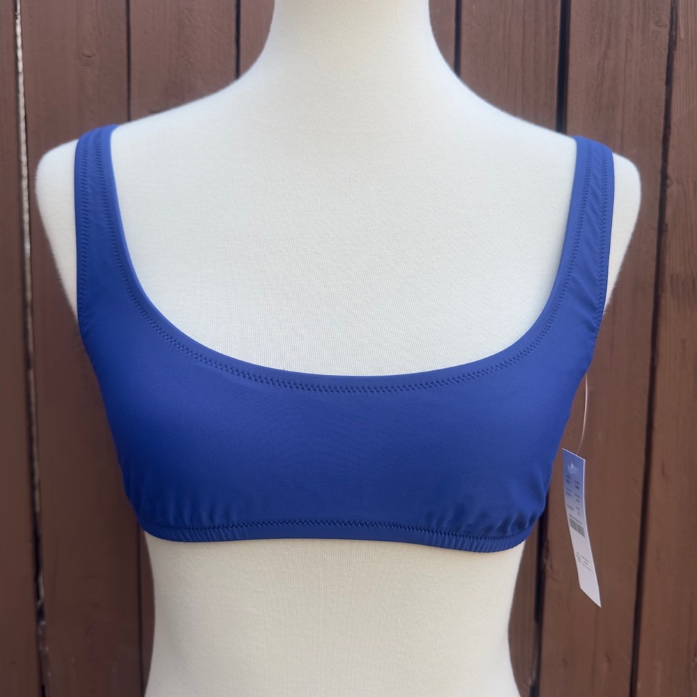 J. Crew | NWT Blue Bathing Suit Bikini Top Size Medium Style BX611